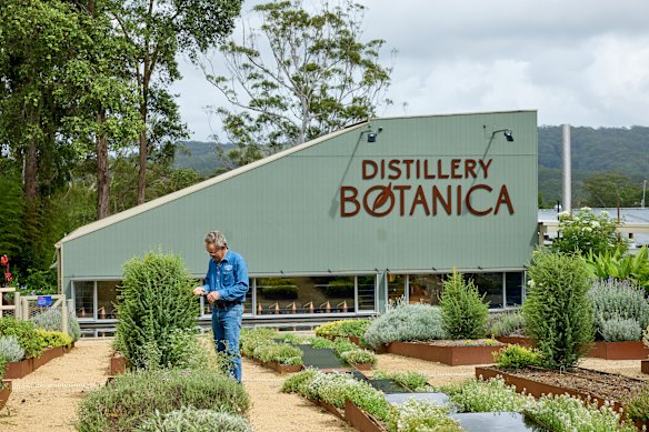 Ian Moore’s three-acre garden-flanked Distillery Botanica site.