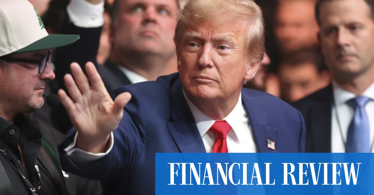 Trump bemoans record sharemarket as just making ‘rich people richer’