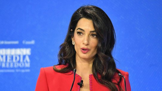 Human rights lawyer Amal Clooney has welcomed the Australian government's consideration of Magnitsky-style legislation.