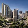An artist’s impression of a potential development at Turbot Street in the Brisbane CBD. 
