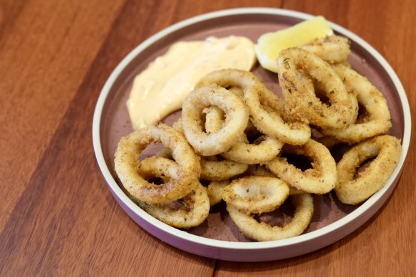 Squid rings.