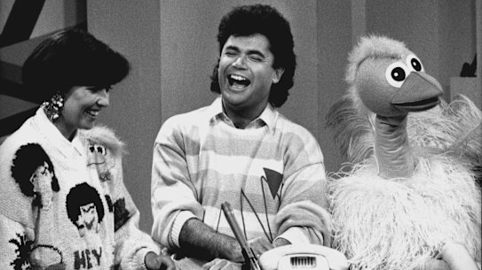 Daryl, Jacki and Ossie in 1986.