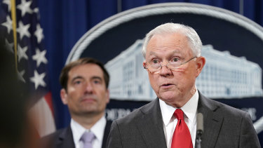 US Attorney-General Jeff Sessions resigned at the request of Donald Trump on Wednesday local time.