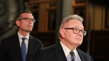 Arts Minister Don Harwin said he was 'delighted' to have been cleared.