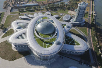 North Korea's science and technology centre, located on Ssuk island in Pyongyang. In the past, North Korea's two-tiered system has allowed a trusted elite to surf widely while the masses are kept inside the national intranet.