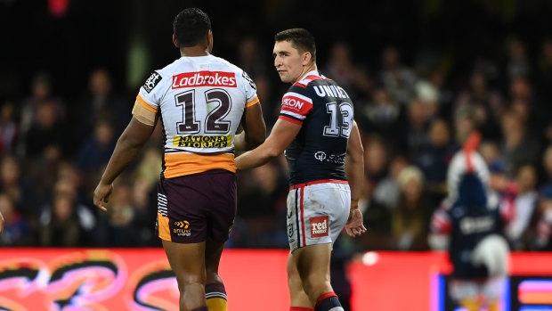 Tevita Pangai jnr and Victor Radley were at each other in round 11, and face each other again this weekend.