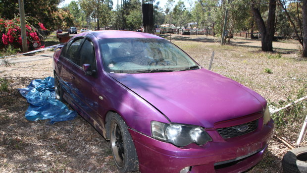 The car they believe struck and killed a 76-year-old man at Rockhampton at the weekend. 