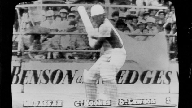 A tobacco company prominent at the cricket in 1984.