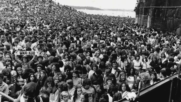 In 1978 Thin Lizzy played to 60,000 screaming fans on the Sydney opera House forecourt.