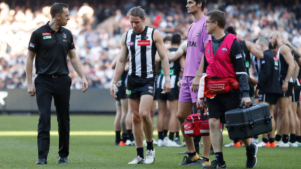 Tom Langdon seriously injured his knee in round nine of 2019.