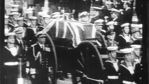 Lord Mountbatten's funeral, 1979.