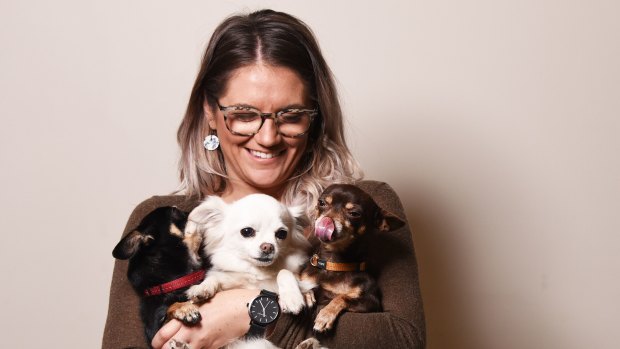 Cassie Thomson loves her side hustle, dog sitting.