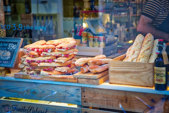 Granada and its jamon sandwiches.
