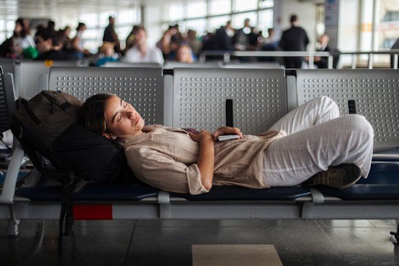 Just basic decency … don’t hog the chairs at the gate.