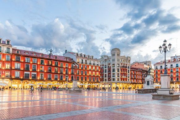 Plaza Mayor one of the finest city squares in Spain.
