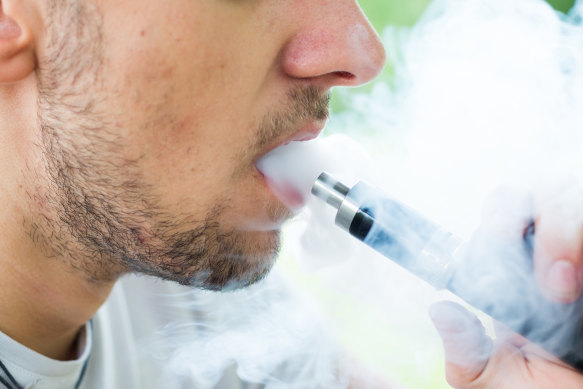 Those aged 18 to 24 years are the most prevalent users of vaping devices.