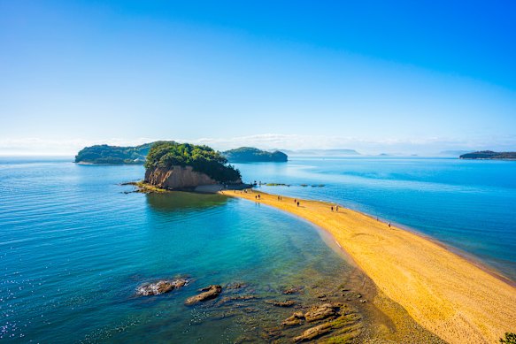 Angel Road in Shodoshima Island.