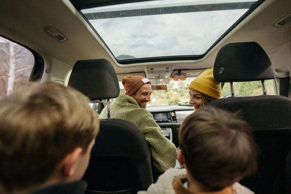 Travel by car with kids makes sense.