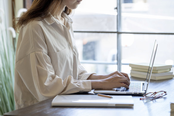 If you'll be working from home, it's best to use a separate keyboard and mouse.