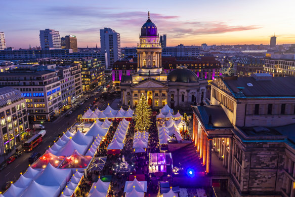 Gendarmenmarkt… Berlin comes into its own in the winter months.