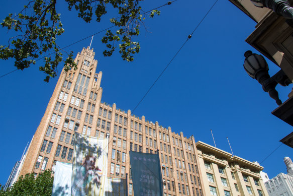 The Manchester Unity Building is a beautiful example of 1930s art deco, gothic style.