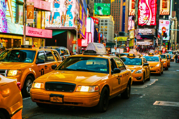 New York’s yellow cabs are a cultural experience.