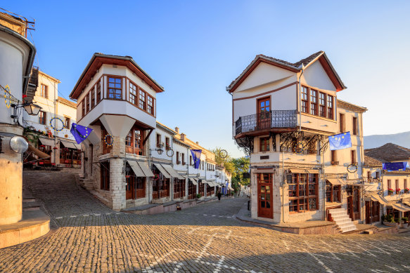 Albania’s Gjirokaster has unique medieval architecture.