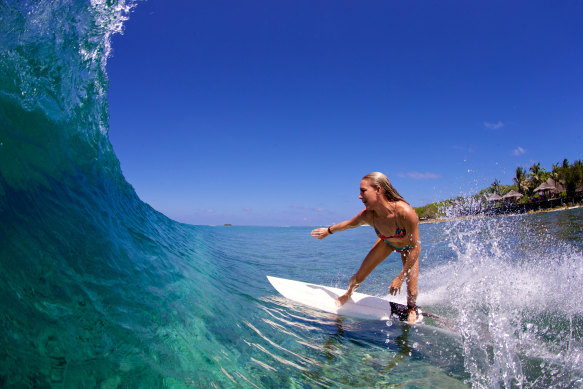 The upside: Endless, empty waves.