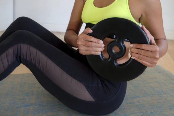 Maintaining or building muscle strength through weight training will help with weight gains typical during menopause.