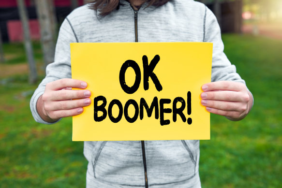 “OK Boomer” is a popular phrase among Generation Z to dismiss or mock the baby boomer generation.