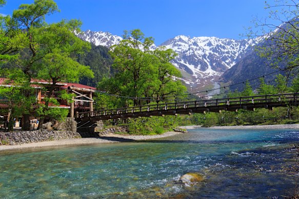 Kappa Bridge in Kamikochi.
