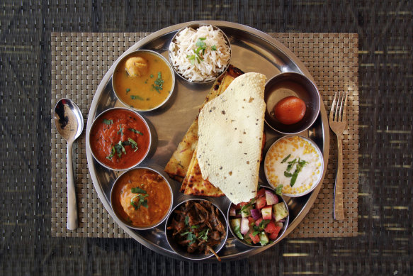 Thali: the best of Indian flavour.