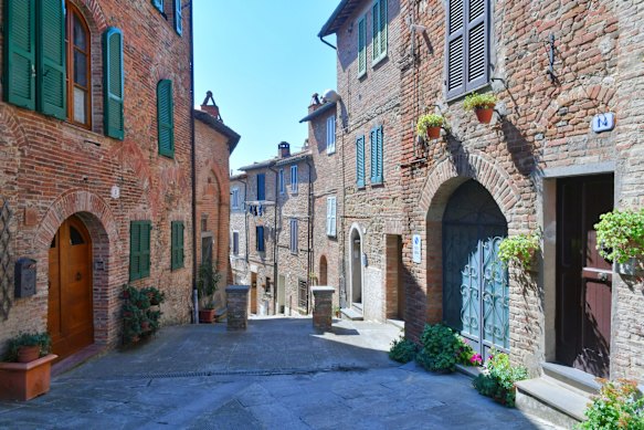 “Life is simple here”: Citta della Pieve is known for its winding narrow alleyways.