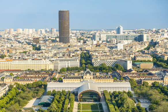 The Grand Palais Ephemere becomes the Champ de Mars Arena during the 2024 Games.