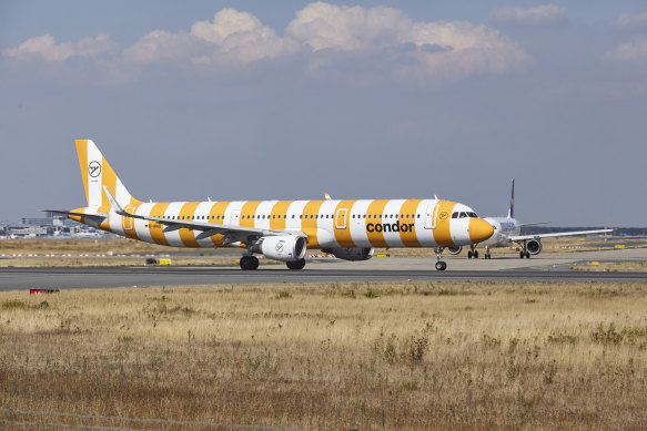 Condor made headlines for its distinctive candy-stripe livery, first introduced in 2022.