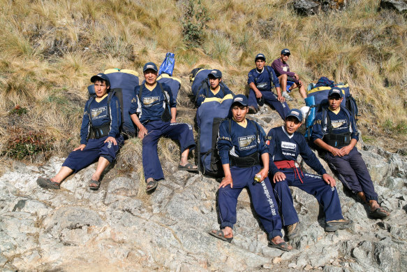 The local porters that carry your camping gear are heroes.