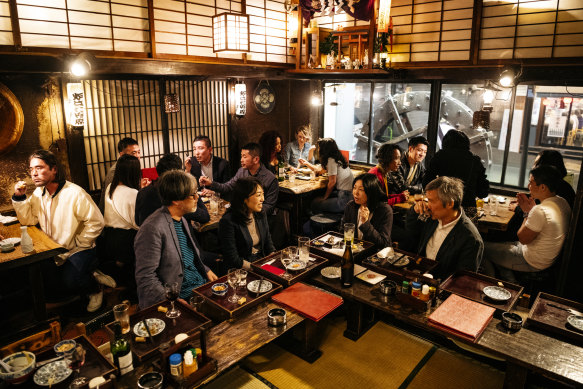 Dining in Japan – don’t order more than you’ll eat. And take a seat.