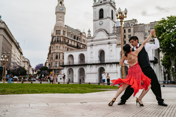 Home of the tango: Buenos Aires.