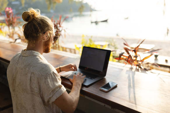 The remote work dream… this lifestyle is dependent on the resources of the destination.