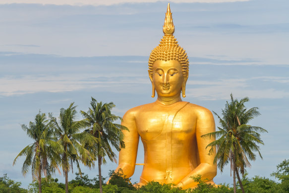 Ang Thong’s Buddha is an arresting size, but it is still not the tallest.
