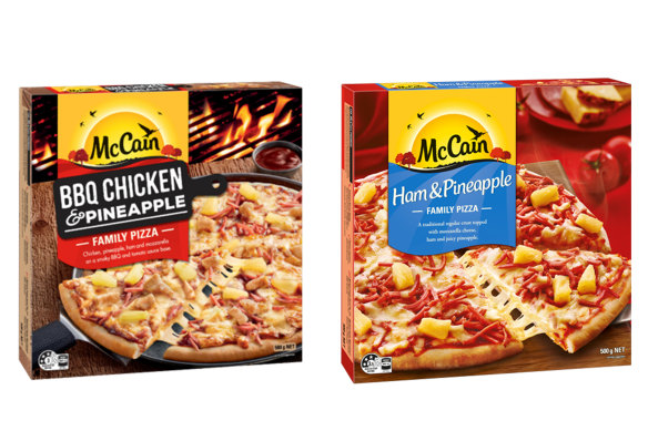 McCain has done a product recall for two pizza products.
