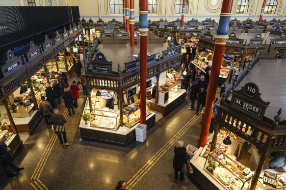 The recently renovated Ostermalms Saluhall.