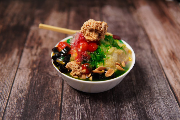 Malaysia’s ice kacang is a long-time variation on the ice-cream theme.