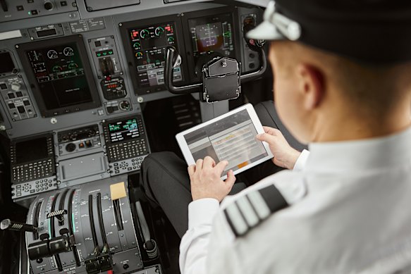 Pilots typically use tablets for key documentation these days.