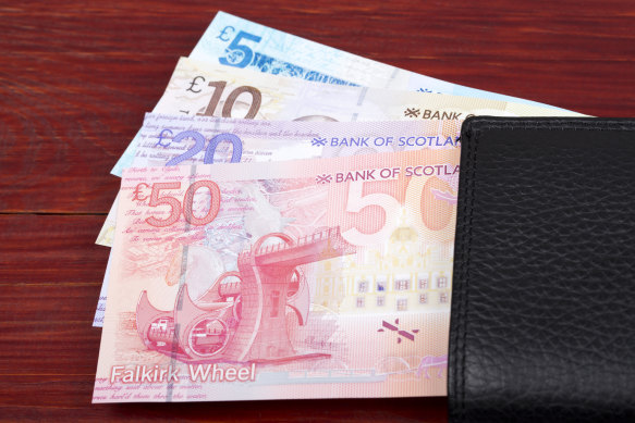 Scotland issues its own banknotes.