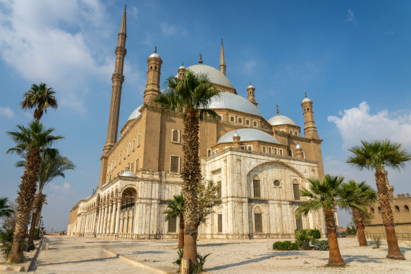The historic 1832 Muhammad Ali Mosque in Cairo Citadel.