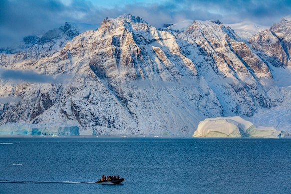 Scoresby Sund in eastern Greenland is just one of the island’s  fjord systems and is best seen from the water.