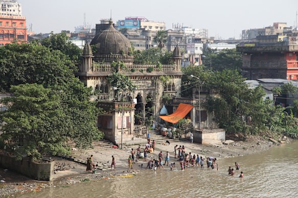 The Hooghly River and the Ganges water, Kolkata.