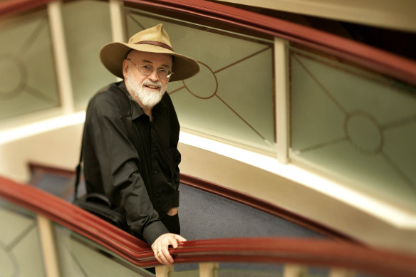 Terry Pratchett, seen in 2007 during a visit to Melbourne, was fighting constantly against where society wanted to put him.