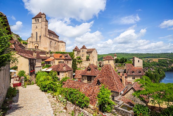 Saint-Cirq-Lapopie is a marvel of hilly stone streets.